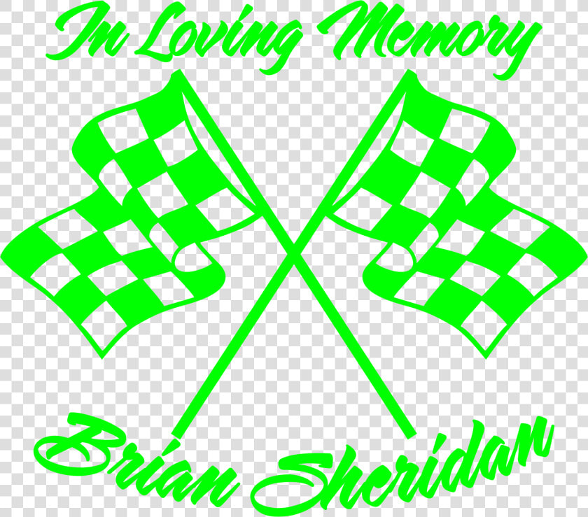 In Loving Memory Brian Sheridan   Finish Line Flag Png  Transparent PngTransparent PNG