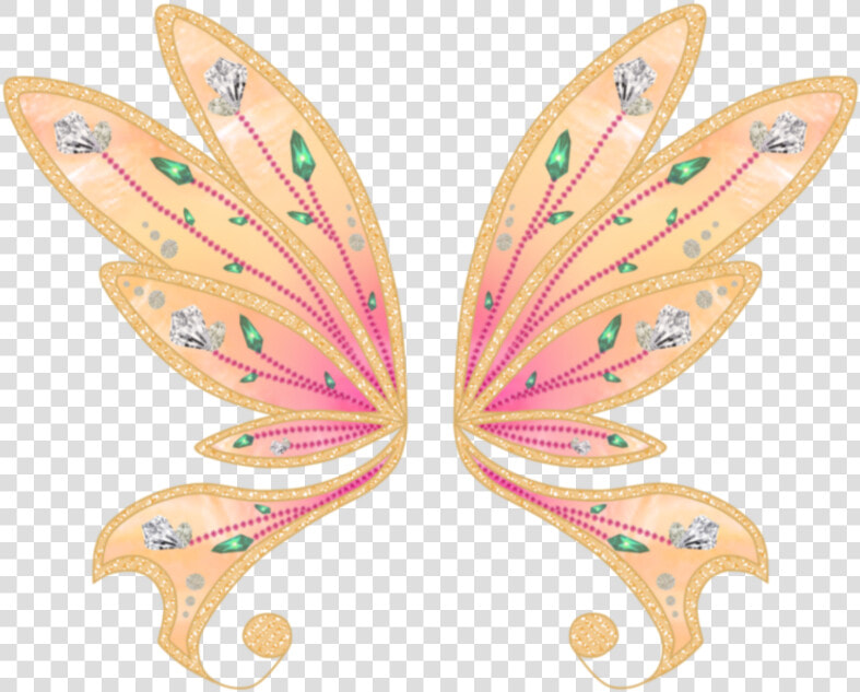  pink  peach  beautiful  fairytail  wings  flying  halloween   Transparent Background Fairy Wings Png  Png DownloadTransparent PNG