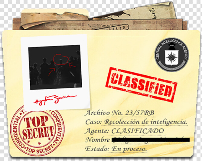 Top Secret Folder Png  Transparent PngTransparent PNG