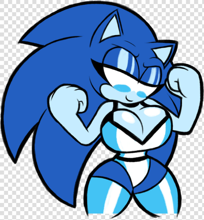 Patreon Request  Sonic In Some Wrestling Outfit That   Drawing  HD Png DownloadTransparent PNG