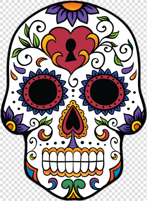 Transparent Dia De Los Muertos Clipart   Day Of The Dead Skull Clipart  HD Png DownloadTransparent PNG