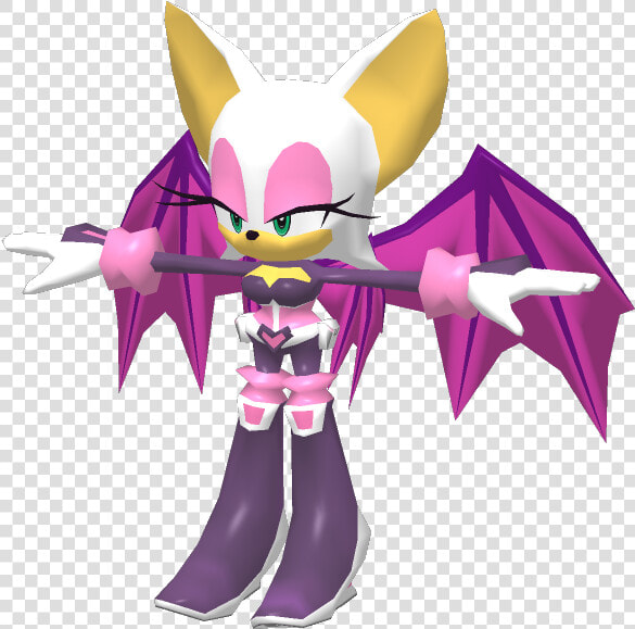 Download Zip Archive   Sonic Heroes Rouge Model  HD Png DownloadTransparent PNG