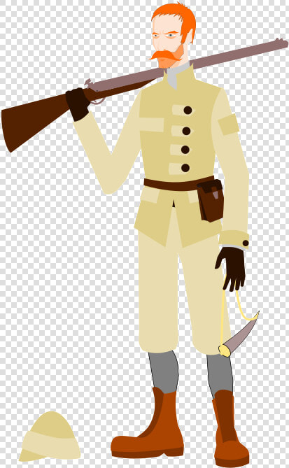 Hunting Clipart Safari Hunter   Clip Art Of Hunter  HD Png DownloadTransparent PNG