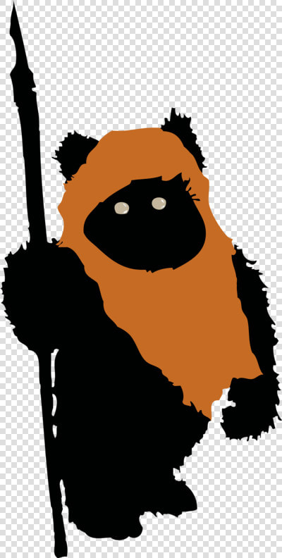 Star Wars Ewok Vector Clipart   Png Download   Ewok Silhouette  Transparent PngTransparent PNG