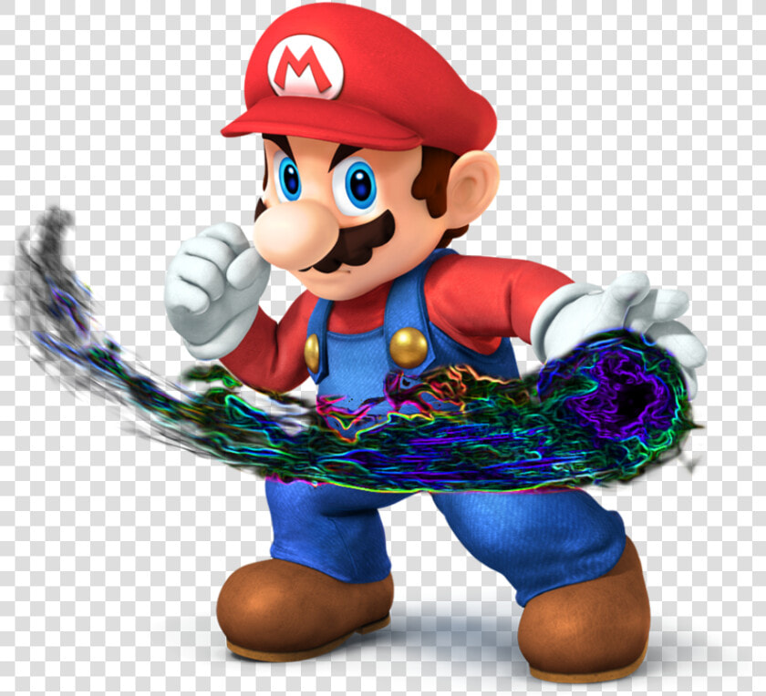 Ssb4 Mario Neon Fireball  transparent  By Mario497   Smash Bros Mario Trophy  HD Png DownloadTransparent PNG