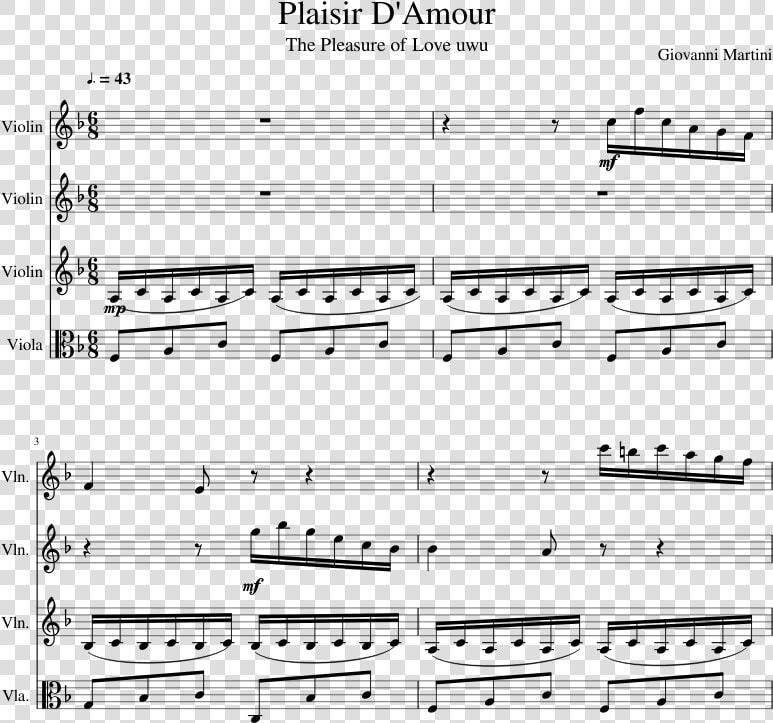 Valse Di Fantastica Sheet Music Violin  HD Png DownloadTransparent PNG