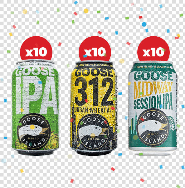 Goose Island Party Pack   Goose Island Ipa Can  HD Png DownloadTransparent PNG