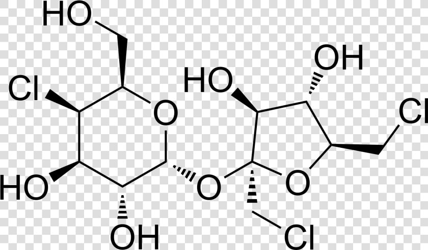 File   Sucralose2   Molecular Structure Of Sucralose  HD Png DownloadTransparent PNG