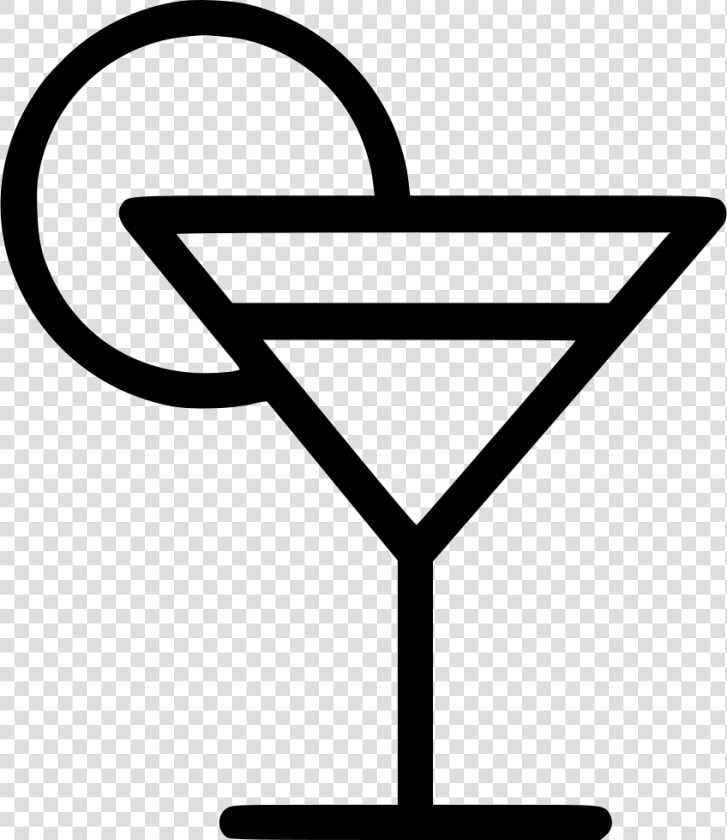 Margarita Cocktail Drink Svg Png Icon Free Download   Cartoon Cocktail Glass Black And White  Transparent PngTransparent PNG