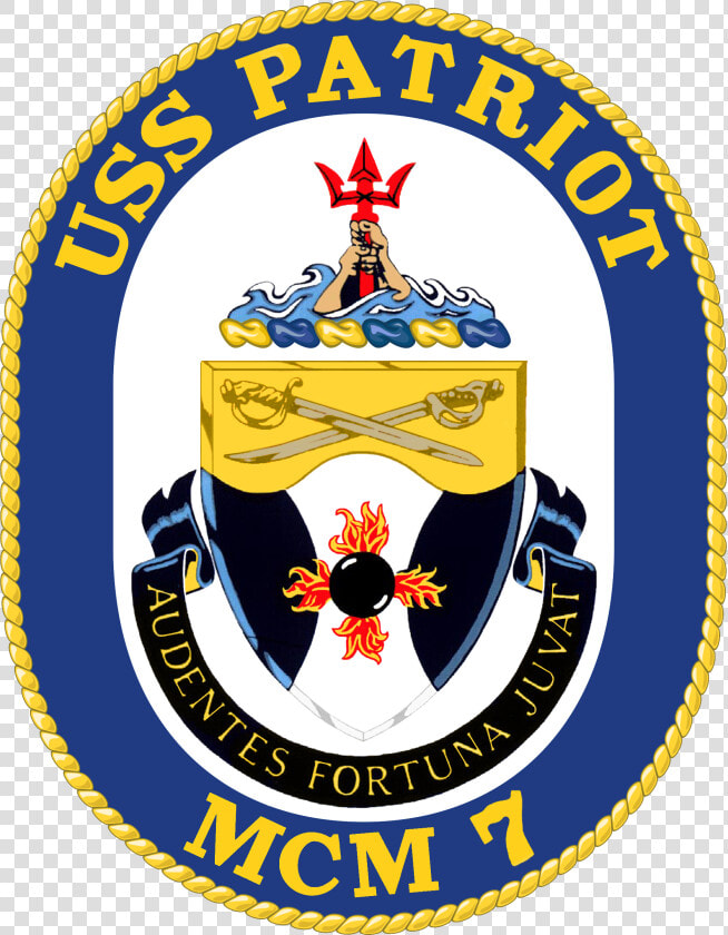 Uss Patriot Mcm 7 Crest   Uss Chief Mcm 14 Crest  HD Png DownloadTransparent PNG