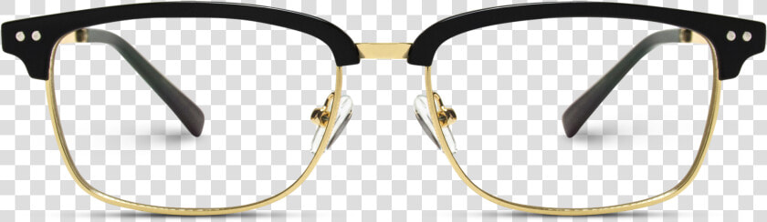 Black Gold Frame Half Frame Retro Metal Frame Eyeglasses    Kara Danvers Supergirl Glasses  HD Png DownloadTransparent PNG