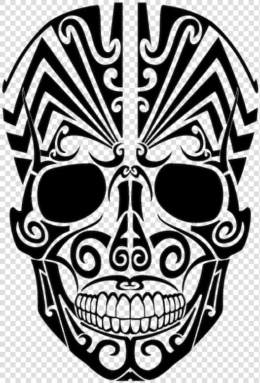 Tete De Mort Tribal  HD Png DownloadTransparent PNG