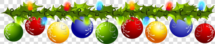 Christmas Ornament Ornaments Clipart Divider Free On   Christmas Ornament Swag Clipart  HD Png DownloadTransparent PNG