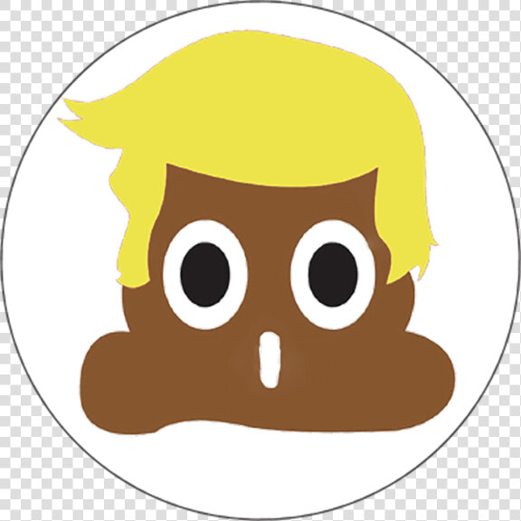 Trump Poop Emoji Button   Poop Emoji  HD Png DownloadTransparent PNG