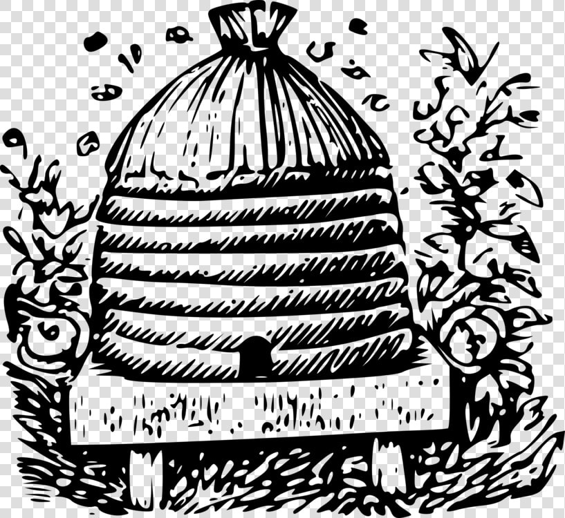 Bee Hive Png   Bee Hive Images Black And White  Transparent PngTransparent PNG