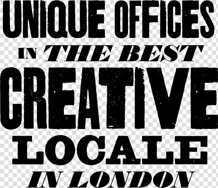 Unique Office Spaces Near Shoreditch   Poster  HD Png DownloadTransparent PNG