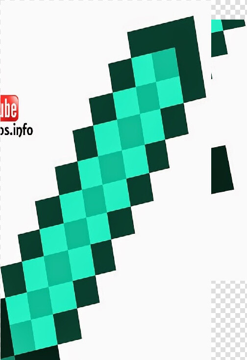 Espada De Minecraft De Diamante Encantada  HD Png DownloadTransparent PNG