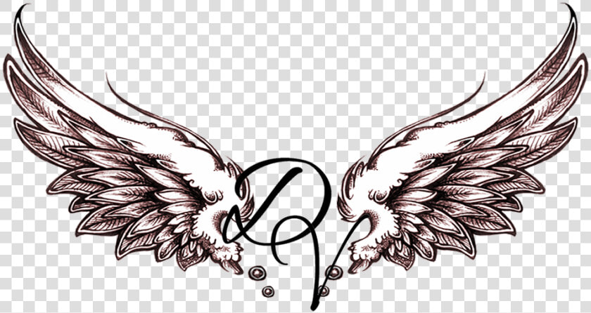 The Angel Wings In The Logo Symbolizes The Strength   Angel Wings Tattoo Designs  HD Png DownloadTransparent PNG