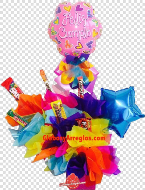 Arreglo De Globos Chico Niña  50cms Alto    Detalles De Cumpleaños Para Mujer  HD Png DownloadTransparent PNG