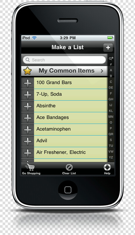 Grocerylist Iphone   Login Teamviewer In Iphone  HD Png DownloadTransparent PNG