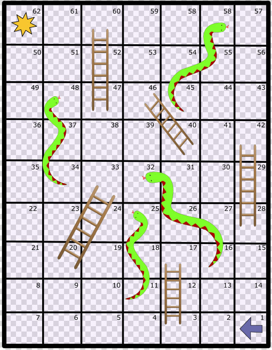 Snake And Ladders Template Board Game  HD Png DownloadTransparent PNG