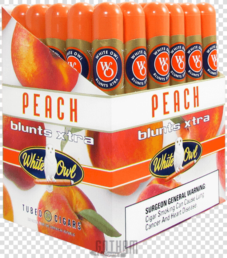 White Owl Blunts Xtra Peach   Packaging And Labeling  HD Png DownloadTransparent PNG