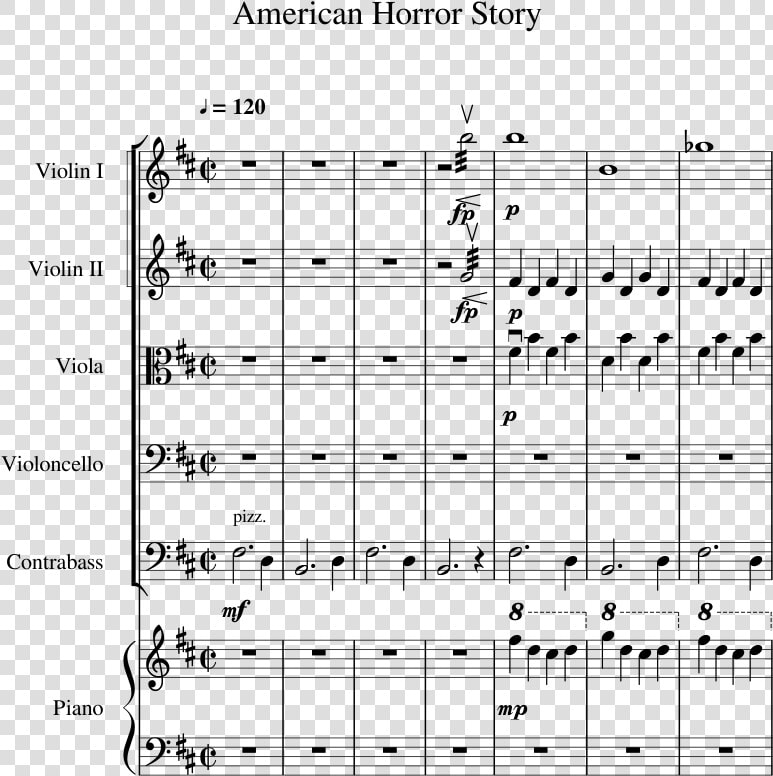 Transparent American Horror Story Logo Png   Satb Bohemian Rhapsody Sheet Music  Png DownloadTransparent PNG