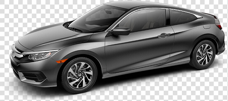 Civic Coupe Front   Dark Grey Honda Civic 2018  HD Png DownloadTransparent PNG