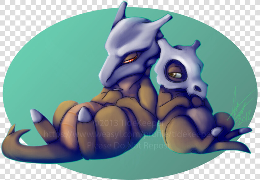 Cubone And Marowak   Cubone And Marowat Fanart  HD Png DownloadTransparent PNG