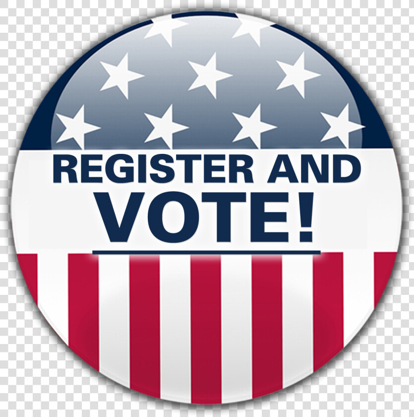 Register To Vote Circle Png Clipart   Register To Vote Buttons  Transparent PngTransparent PNG