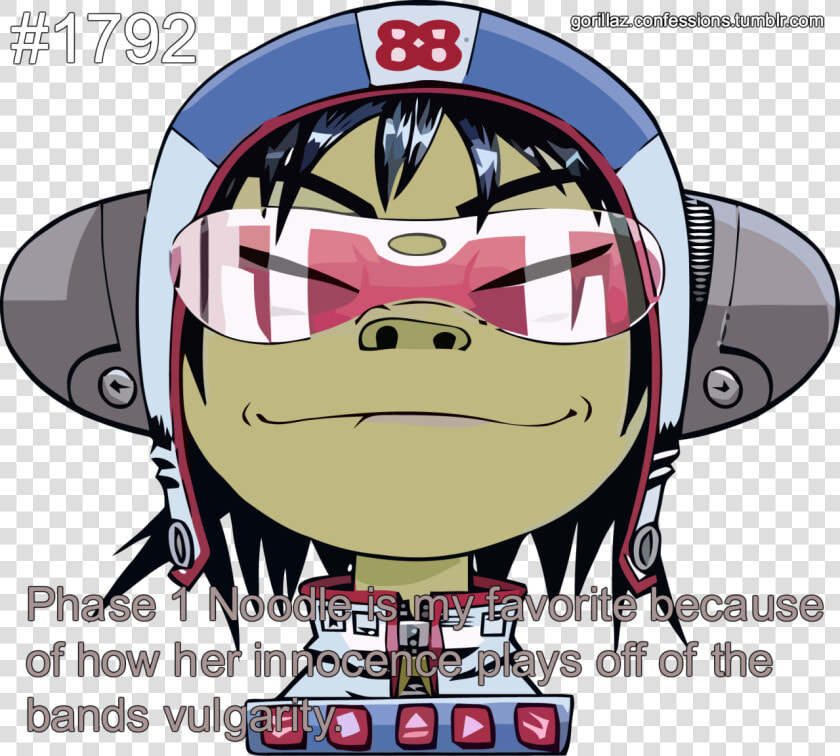 Noodle Gorillaz Phase 1  HD Png DownloadTransparent PNG