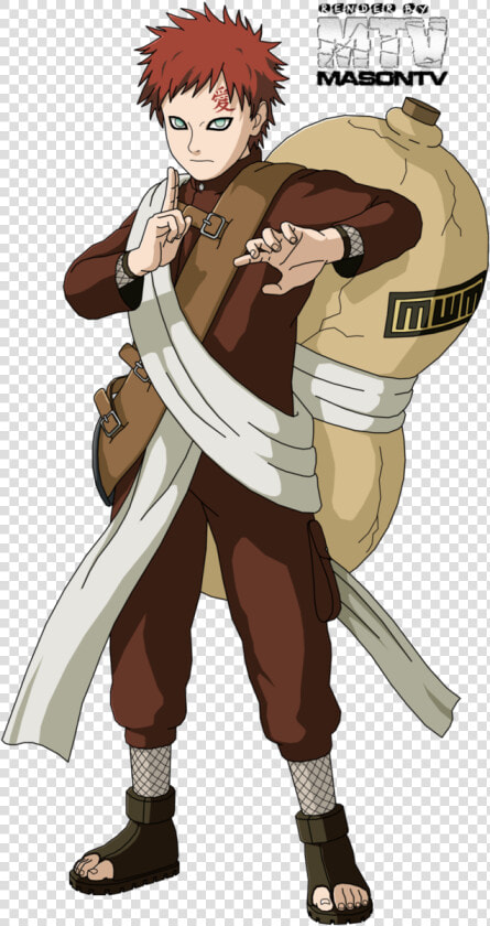 Png Render Gaara Second   Gaara Naruto Part 1  Transparent PngTransparent PNG