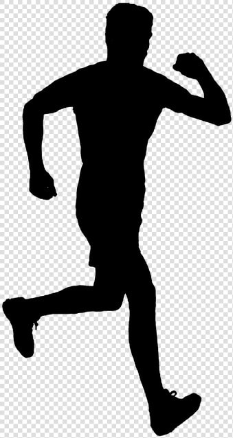 Sport  Man  Run  Fitness  Morning Run  Hard  Breathing   Man Silhouette Jogging Png  Transparent PngTransparent PNG