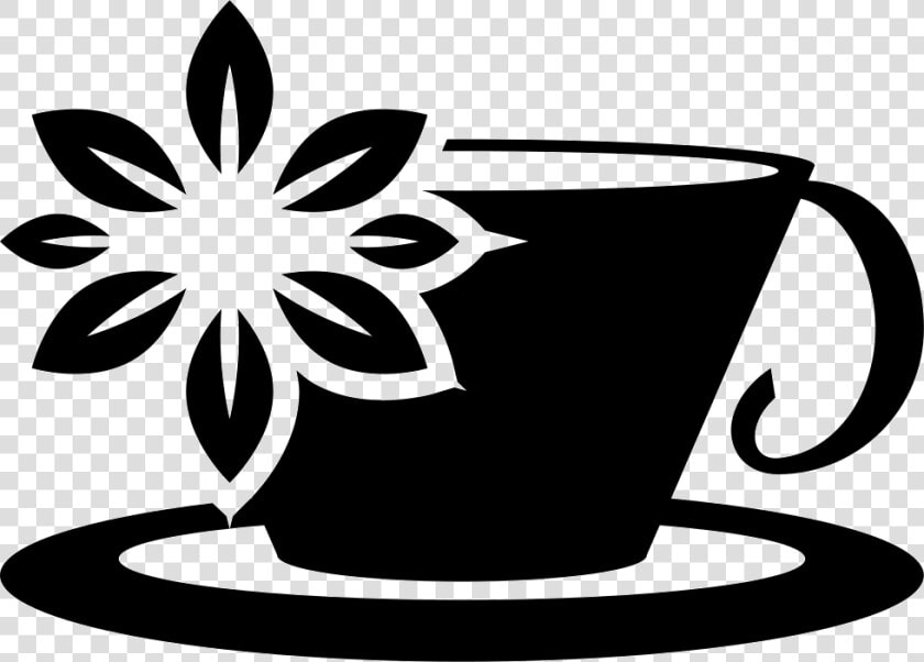 Lilac Tea Cup With A Flower   Icon Cup Tea Png  Transparent PngTransparent PNG