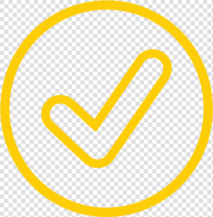 Check Mark Icon   Yellow Check Mark Icon  HD Png DownloadTransparent PNG