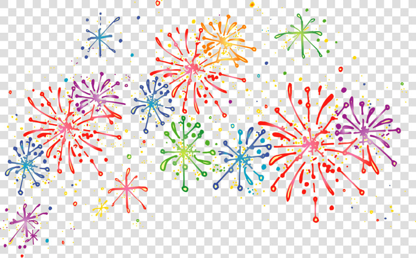 Cartoon Fireworks   Clip Art Transparent Background Fireworks  HD Png DownloadTransparent PNG