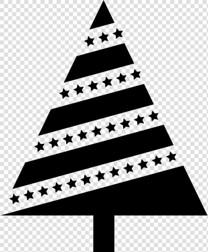 Christmas Tree With Stars   Stars  HD Png DownloadTransparent PNG