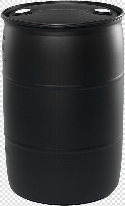 55 Gallon Black Tight Head Plastic Drum   Drum  HD Png DownloadTransparent PNG