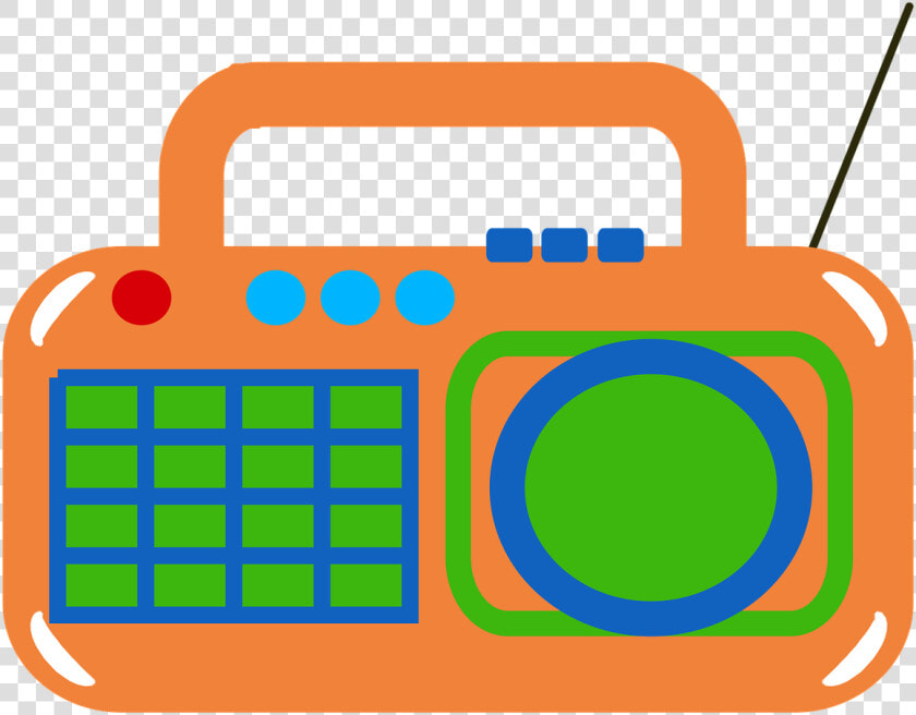 Radio Retro Orange Free Photo   Radio  HD Png DownloadTransparent PNG