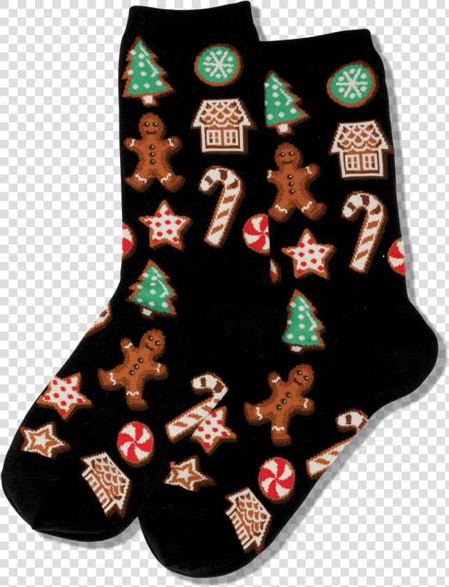 Women S Christmas Cookies Crew Socks Class Slick   Sock  HD Png DownloadTransparent PNG