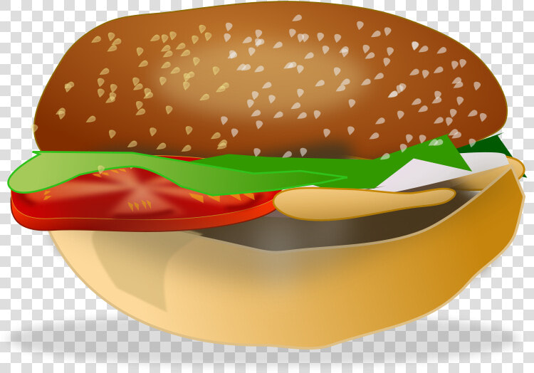 Cartoon Burger Svg Clip Arts   Gambar Roti Burger Animasi Png  Transparent PngTransparent PNG