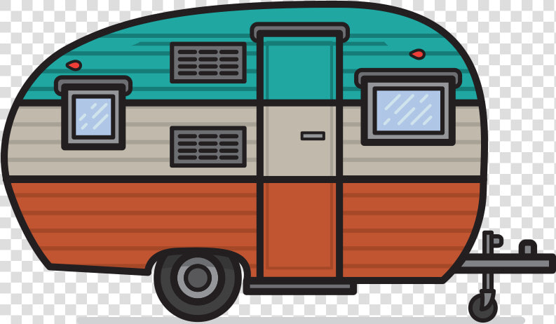 Retro Camper Clipart  HD Png DownloadTransparent PNG