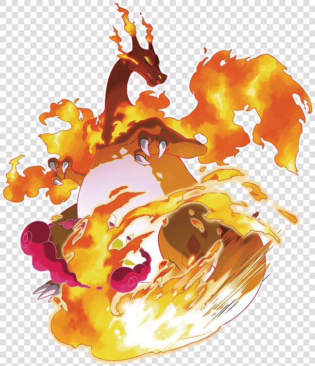 Gigantamax Charizard Marketing Art   Gigantamax Eevee  HD Png DownloadTransparent PNG