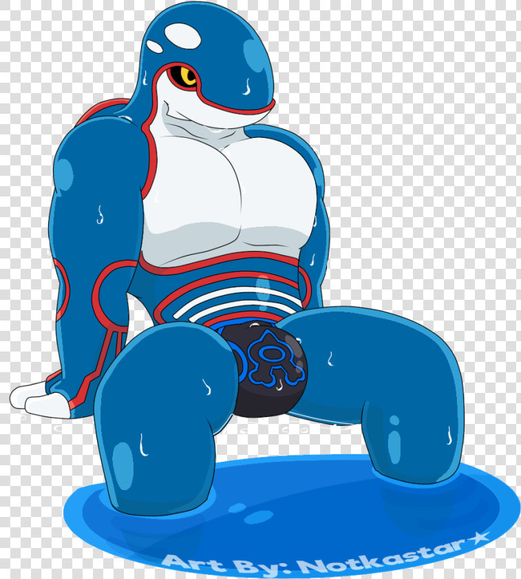 Kyogre Emerges   Anthro Kyogre  HD Png DownloadTransparent PNG