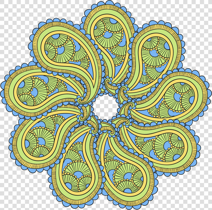 Paisley Mandala   Motif  HD Png DownloadTransparent PNG