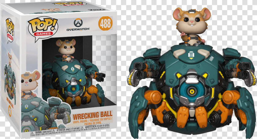 Wrecking Ball   Funko Pop Overwatch Wrecking Ball  HD Png DownloadTransparent PNG