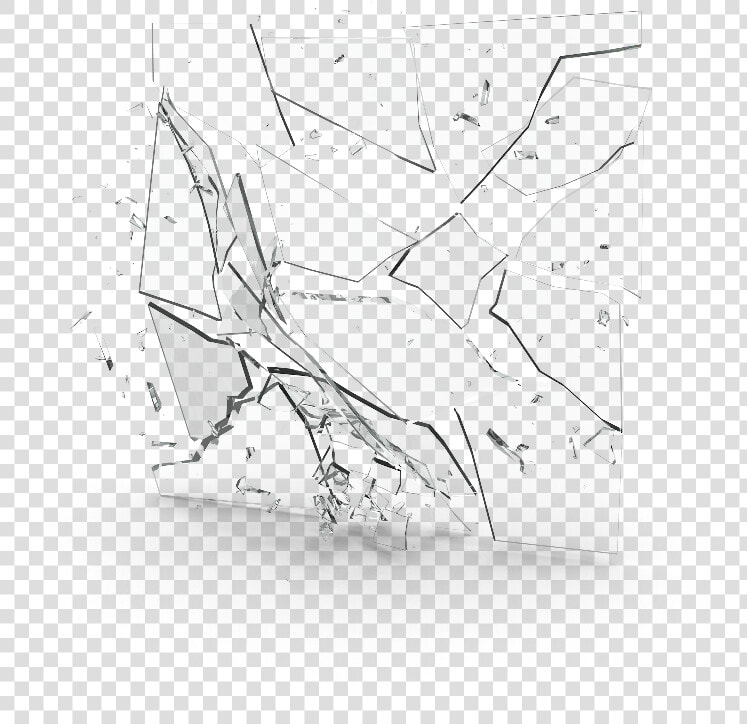  broken  glass  brokenglass   Sketch  HD Png DownloadTransparent PNG