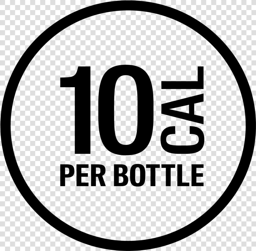 10 Calories Per Bottle   Circle  HD Png DownloadTransparent PNG