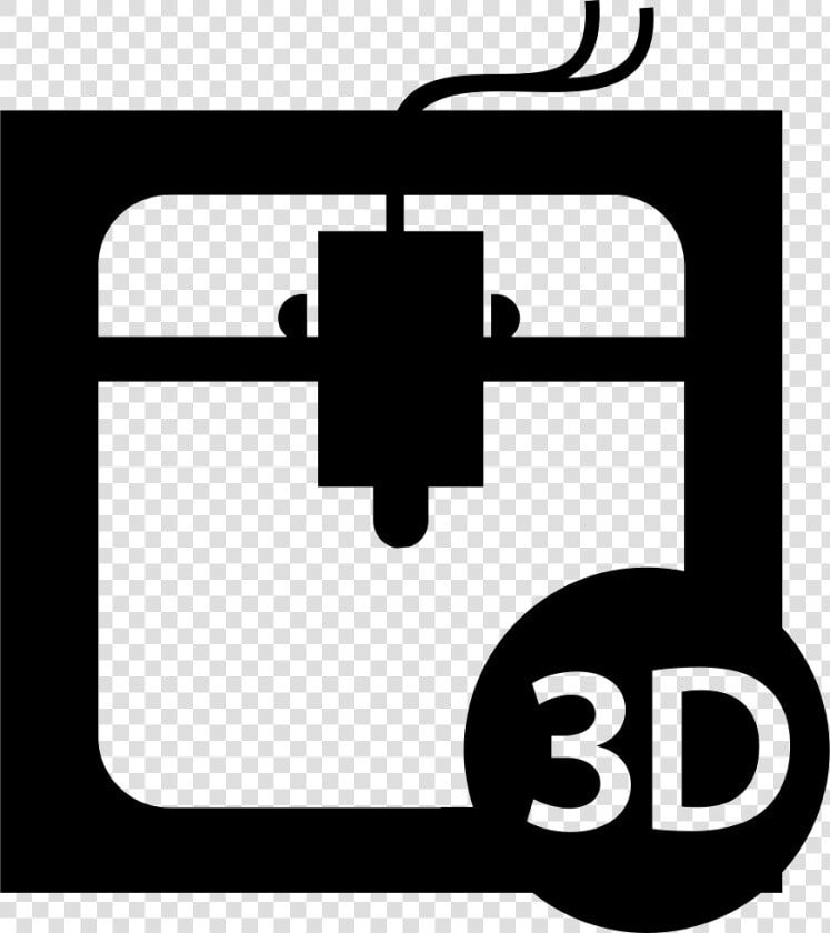 3d Printer Interface Symbol Of The Tool   3d Printer Icon Png  Transparent PngTransparent PNG