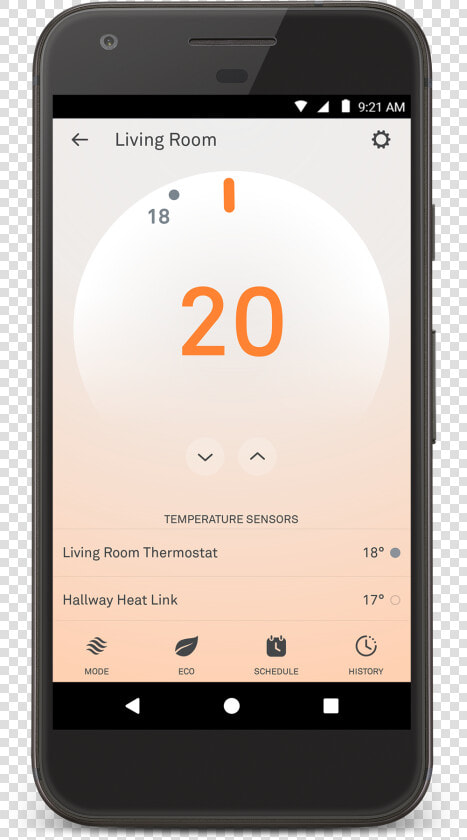 Nest Learning Thermostat   Nest App Yale Lock  HD Png DownloadTransparent PNG